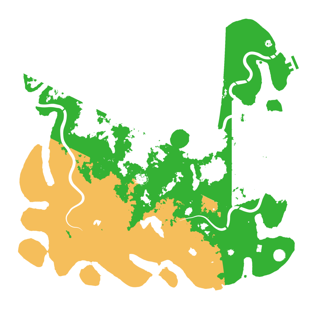 Biome Rust Map: Procedural Map, Size: 4500, Seed: 1042730406