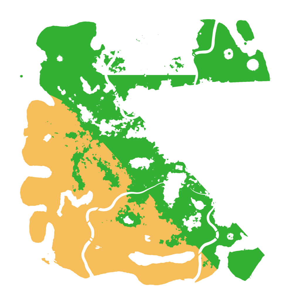 Biome Rust Map: Procedural Map, Size: 4500, Seed: 1609850602