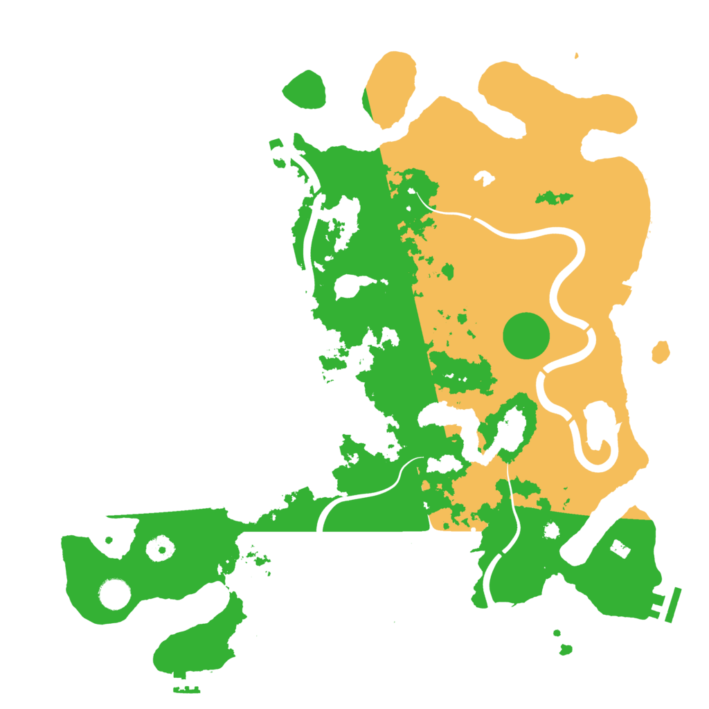 Biome Rust Map: Procedural Map, Size: 4000, Seed: 2082532650