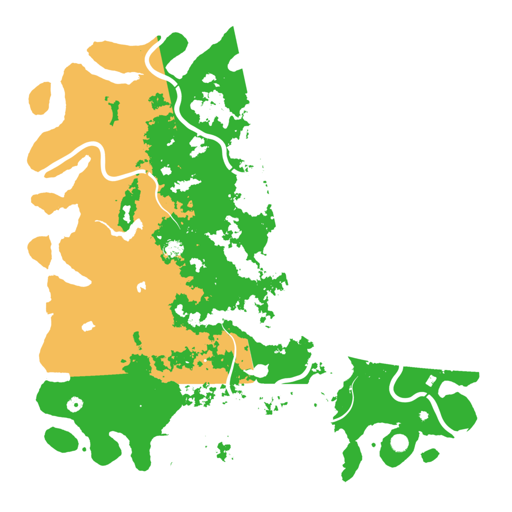 Biome Rust Map: Procedural Map, Size: 5000, Seed: 1964933436