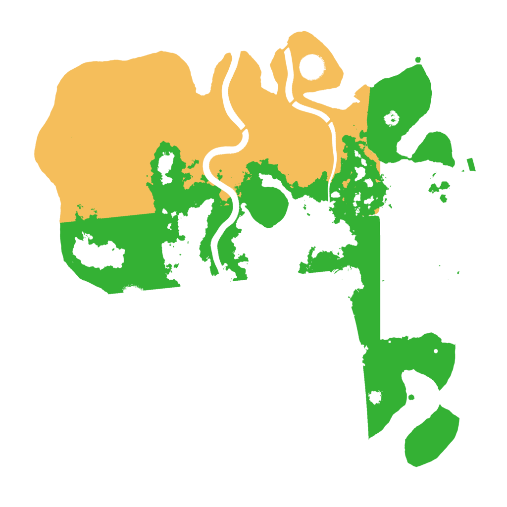 Biome Rust Map: Procedural Map, Size: 3500, Seed: 404697386