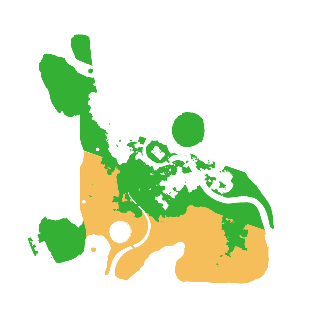 Biome Rust Map: Procedural Map, Size: 2600, Seed: 26000