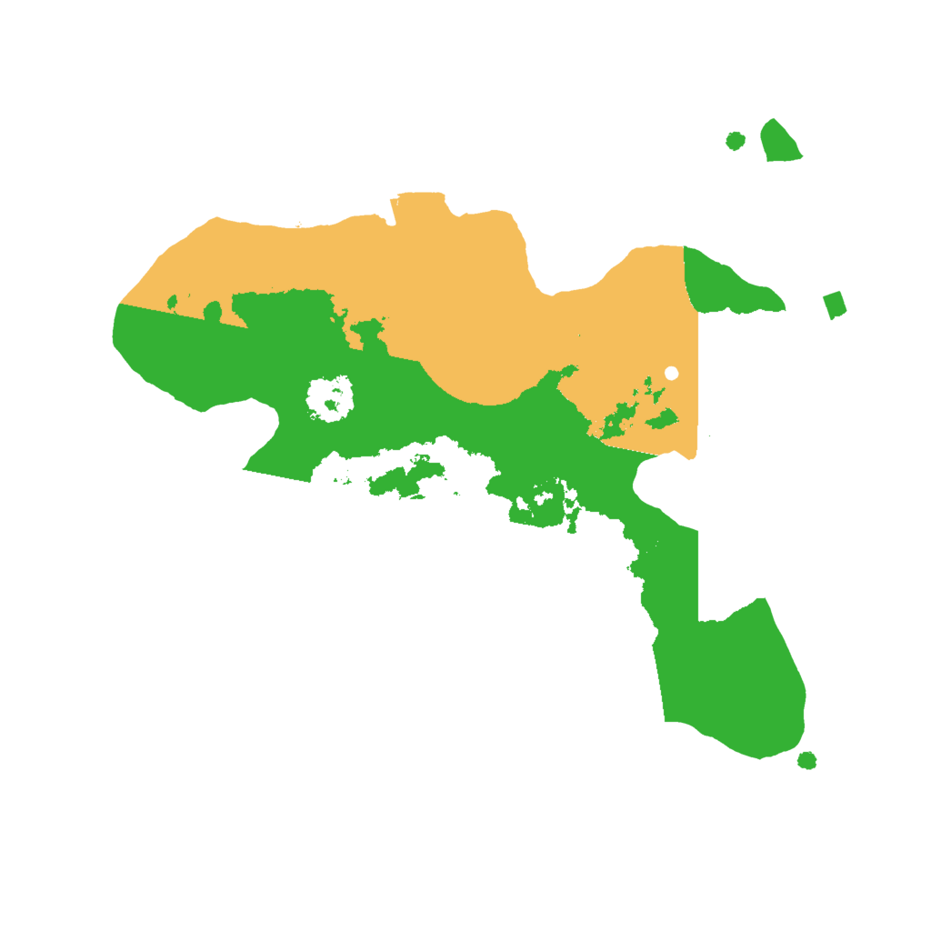Biome Rust Map: Procedural Map, Size: 2000, Seed: 22354