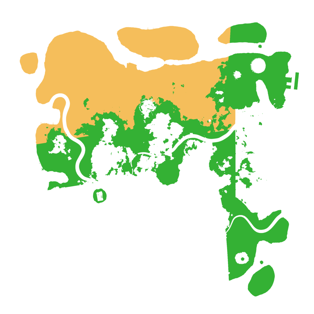 Biome Rust Map: Procedural Map, Size: 3700, Seed: 1390605147