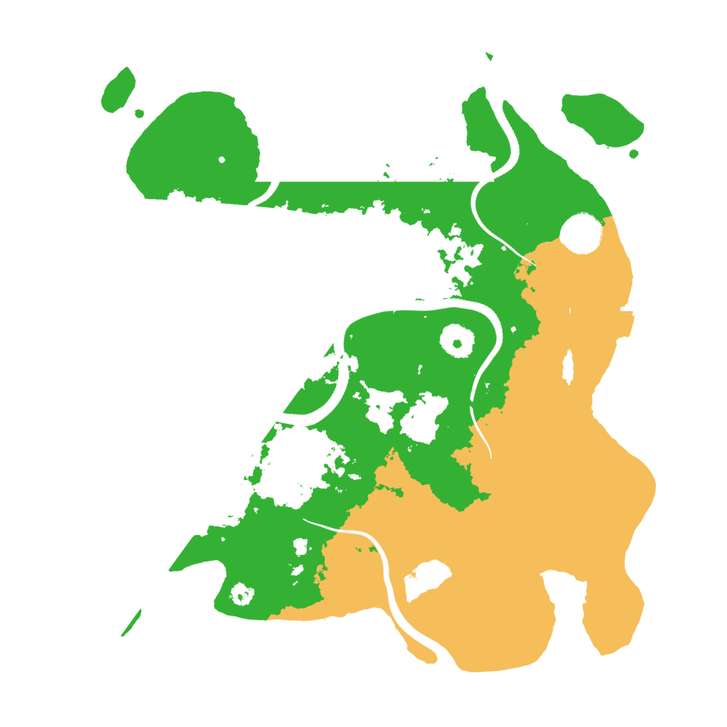 Biome Rust Map: Procedural Map, Size: 3250, Seed: 1172995275