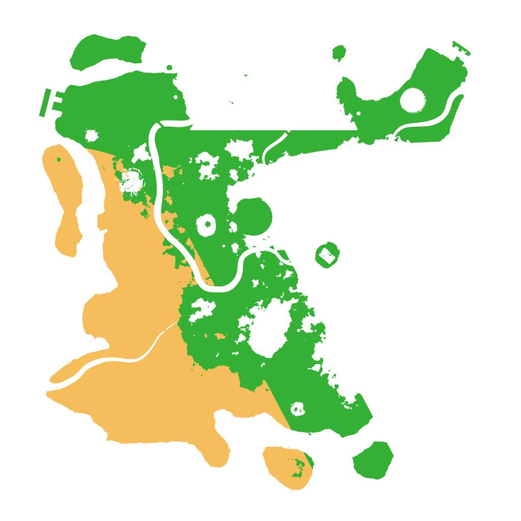 Biome Rust Map: Procedural Map, Size: 3700, Seed: 49410826