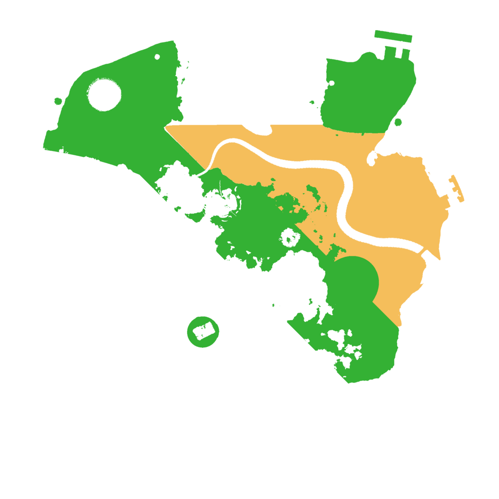 Biome Rust Map: Procedural Map, Size: 2700, Seed: 93633920
