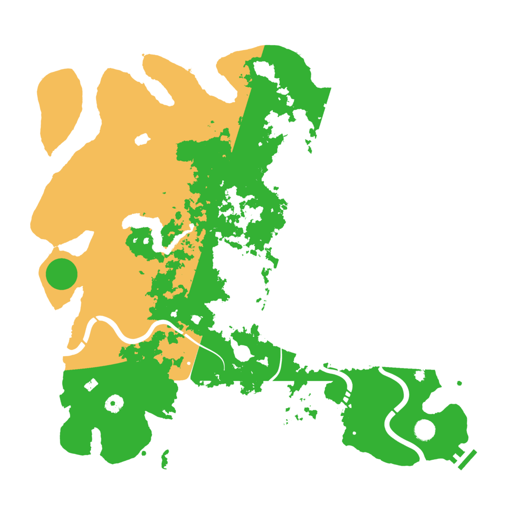 Biome Rust Map: Procedural Map, Size: 4250, Seed: 210393345