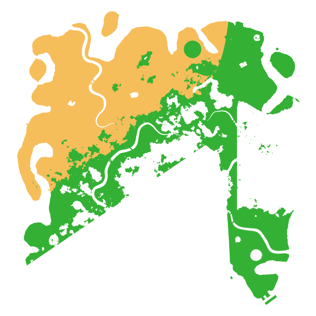 Biome Rust Map: Procedural Map, Size: 4800, Seed: 662266194