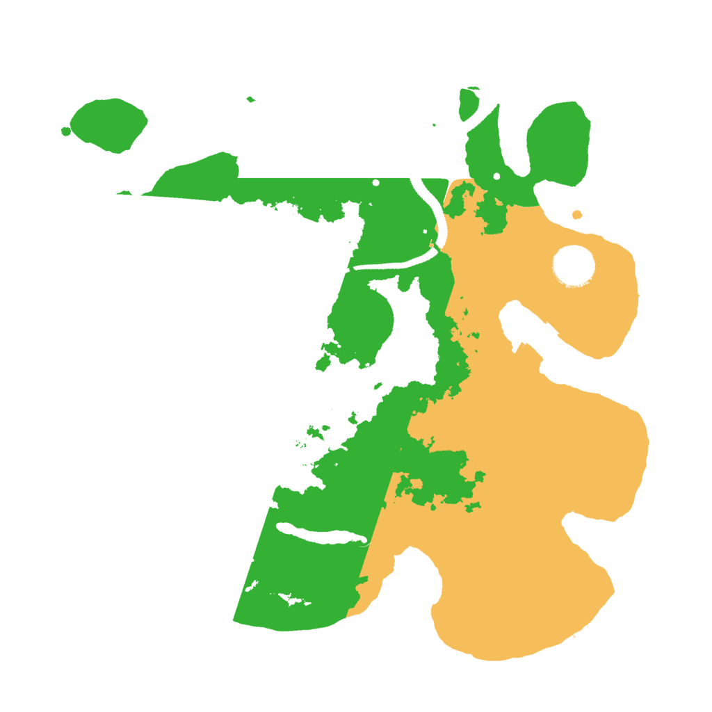 Biome Rust Map: Procedural Map, Size: 3000, Seed: 892848585