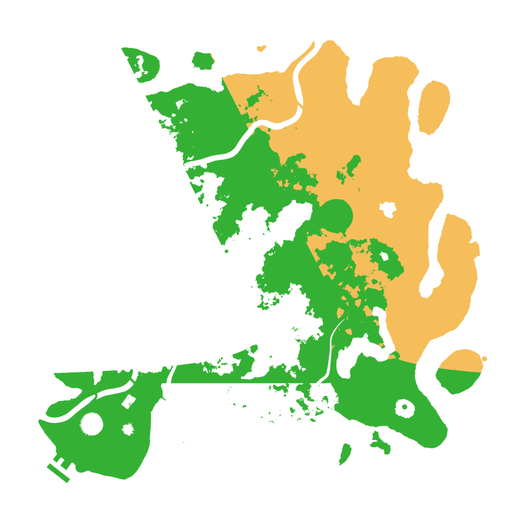 Biome Rust Map: Procedural Map, Size: 4000, Seed: 3100348