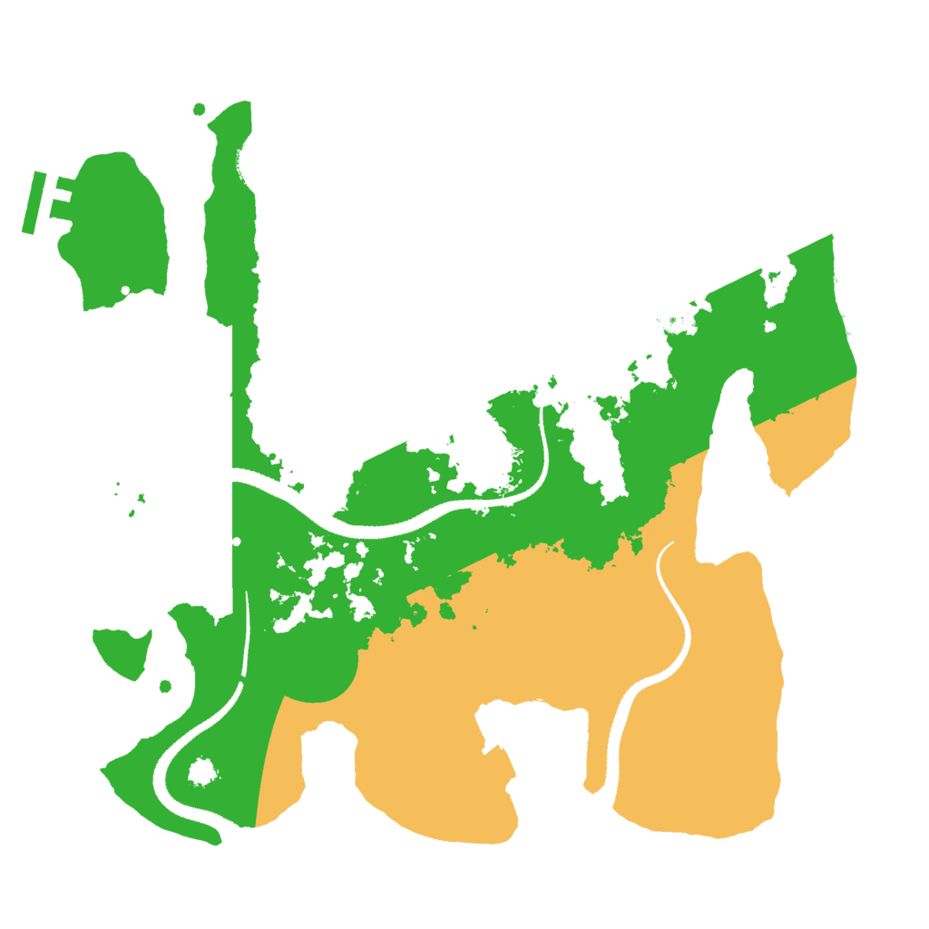 Biome Rust Map: Procedural Map, Size: 3000, Seed: 1445339684