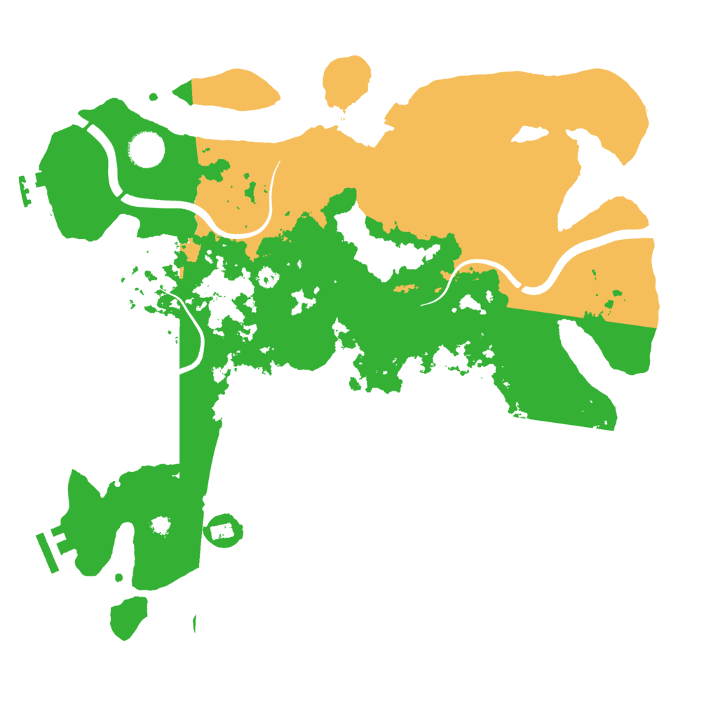 Biome Rust Map: Procedural Map, Size: 3500, Seed: 1997546324
