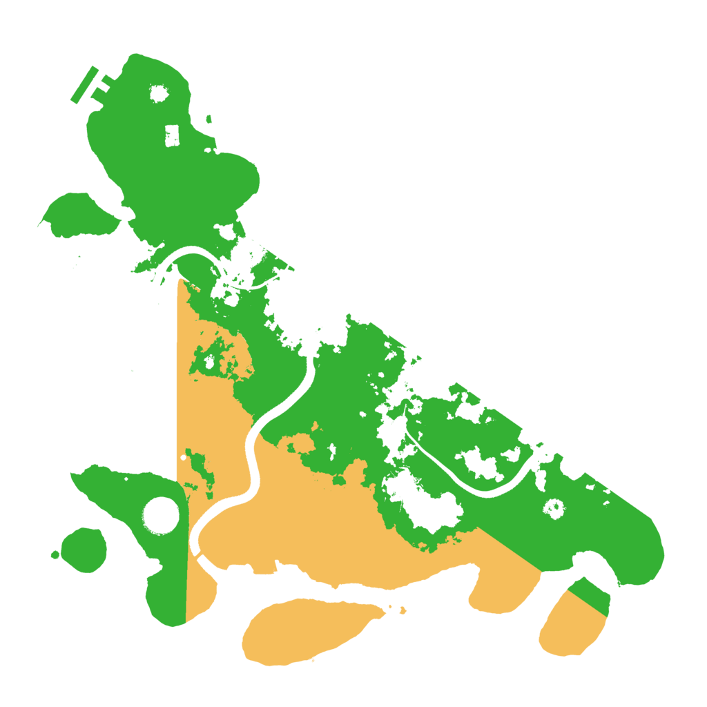 Biome Rust Map: Procedural Map, Size: 3500, Seed: 1860815230