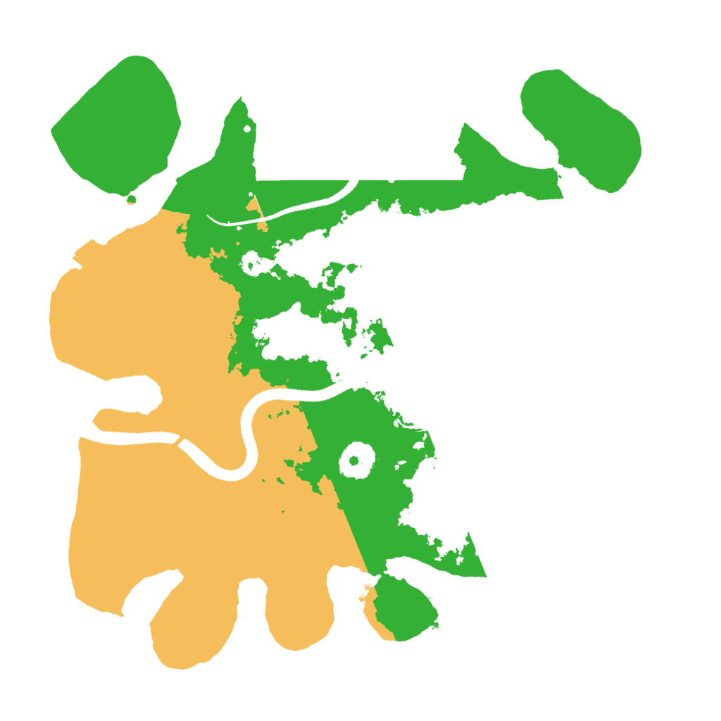 Biome Rust Map: Procedural Map, Size: 3000, Seed: 34225