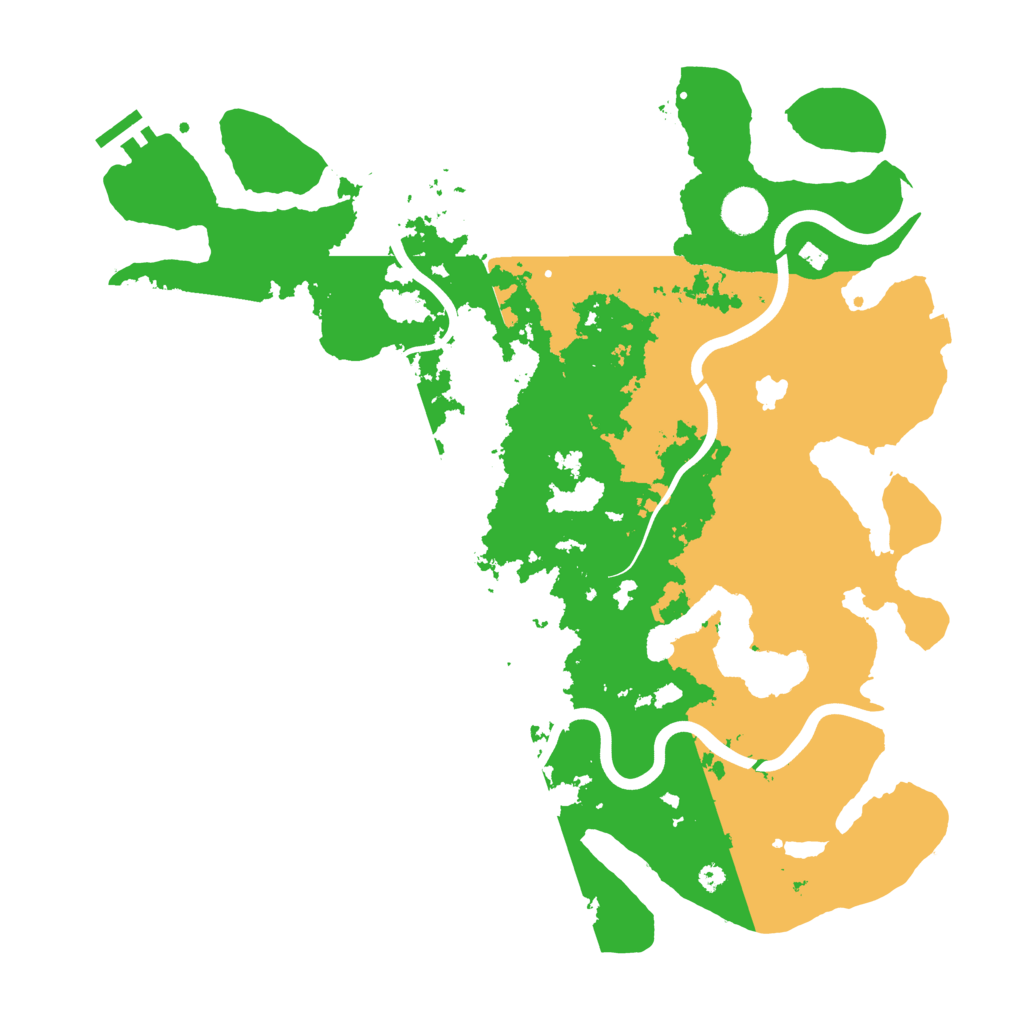 Biome Rust Map: Procedural Map, Size: 4000, Seed: 63270079