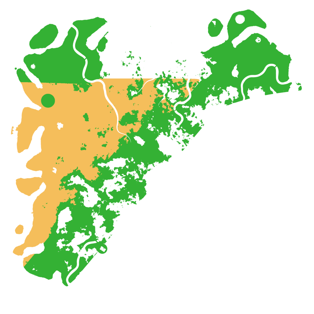 Biome Rust Map: Procedural Map, Size: 6000, Seed: 81618683