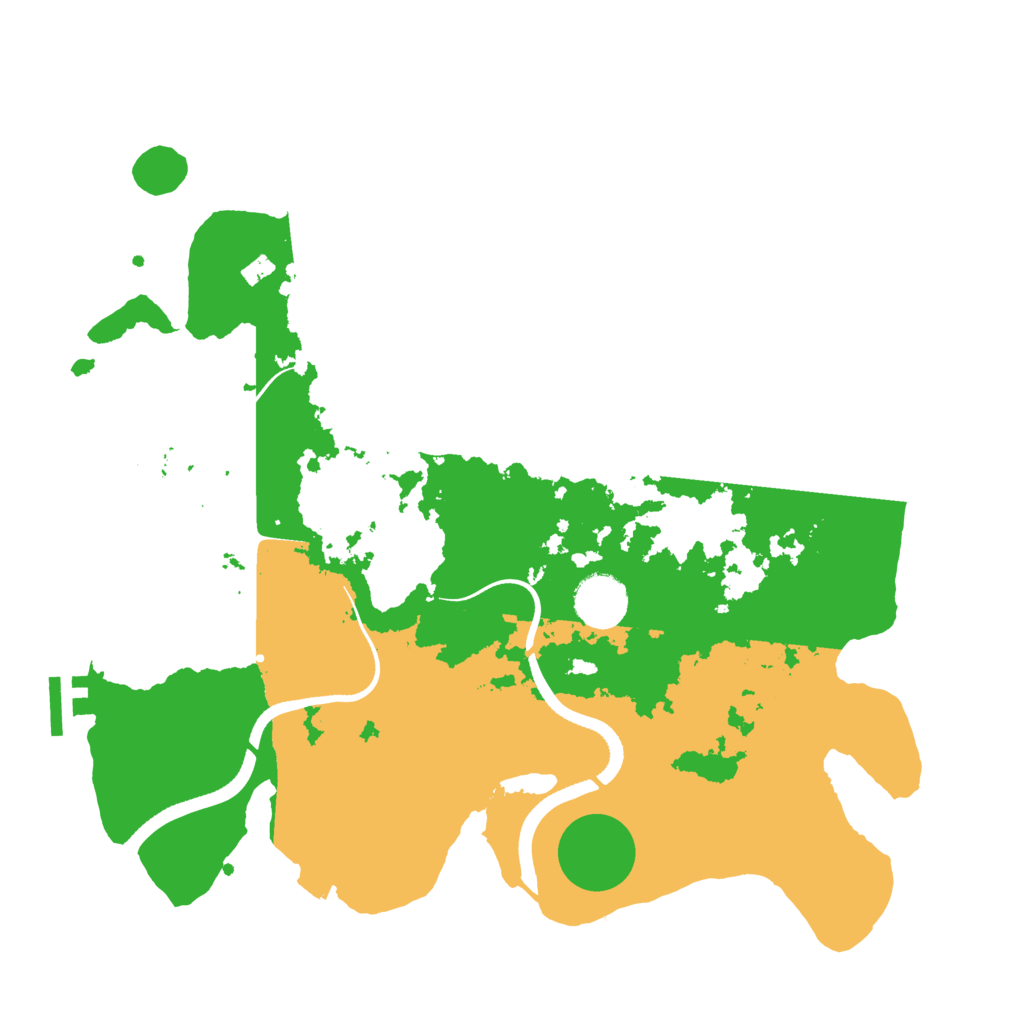 Biome Rust Map: Procedural Map, Size: 3500, Seed: 1370594373