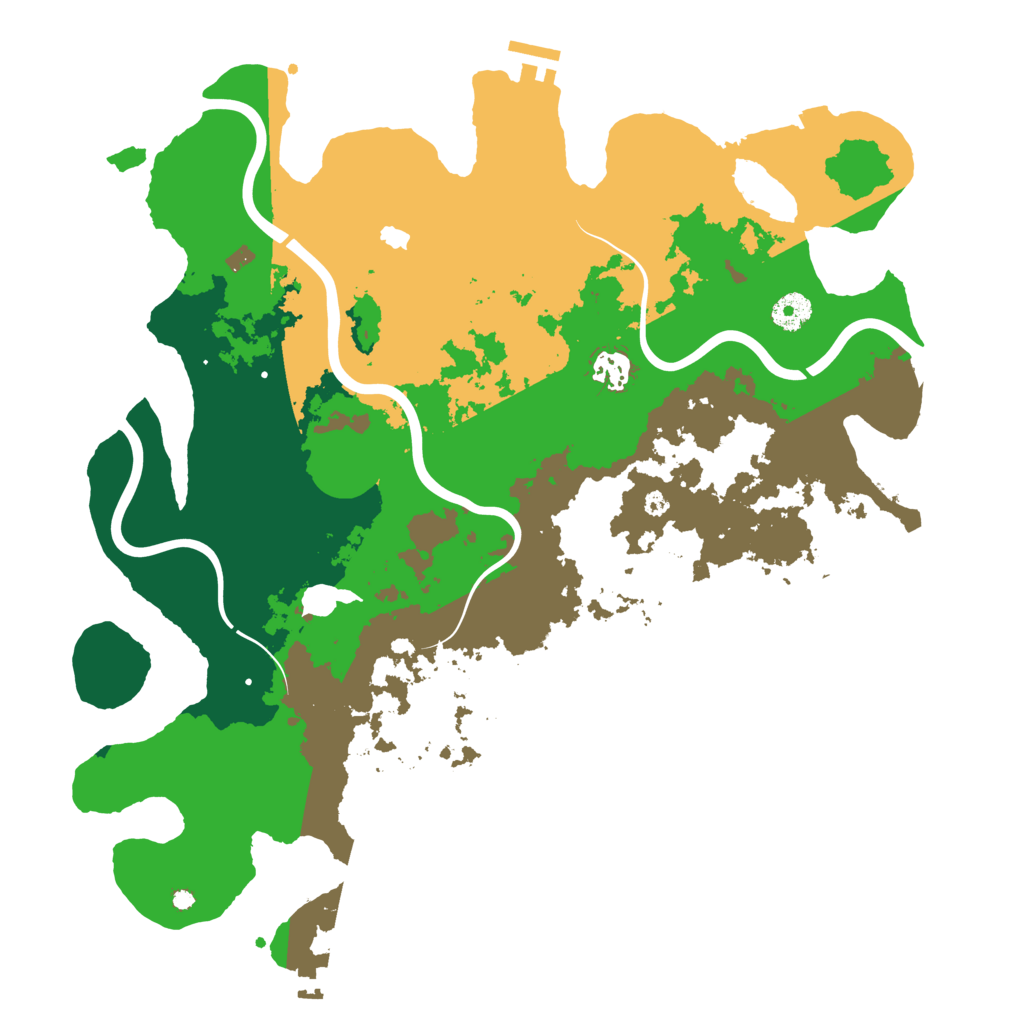 Biome Rust Map: Procedural Map, Size: 4000, Seed: 1653048424
