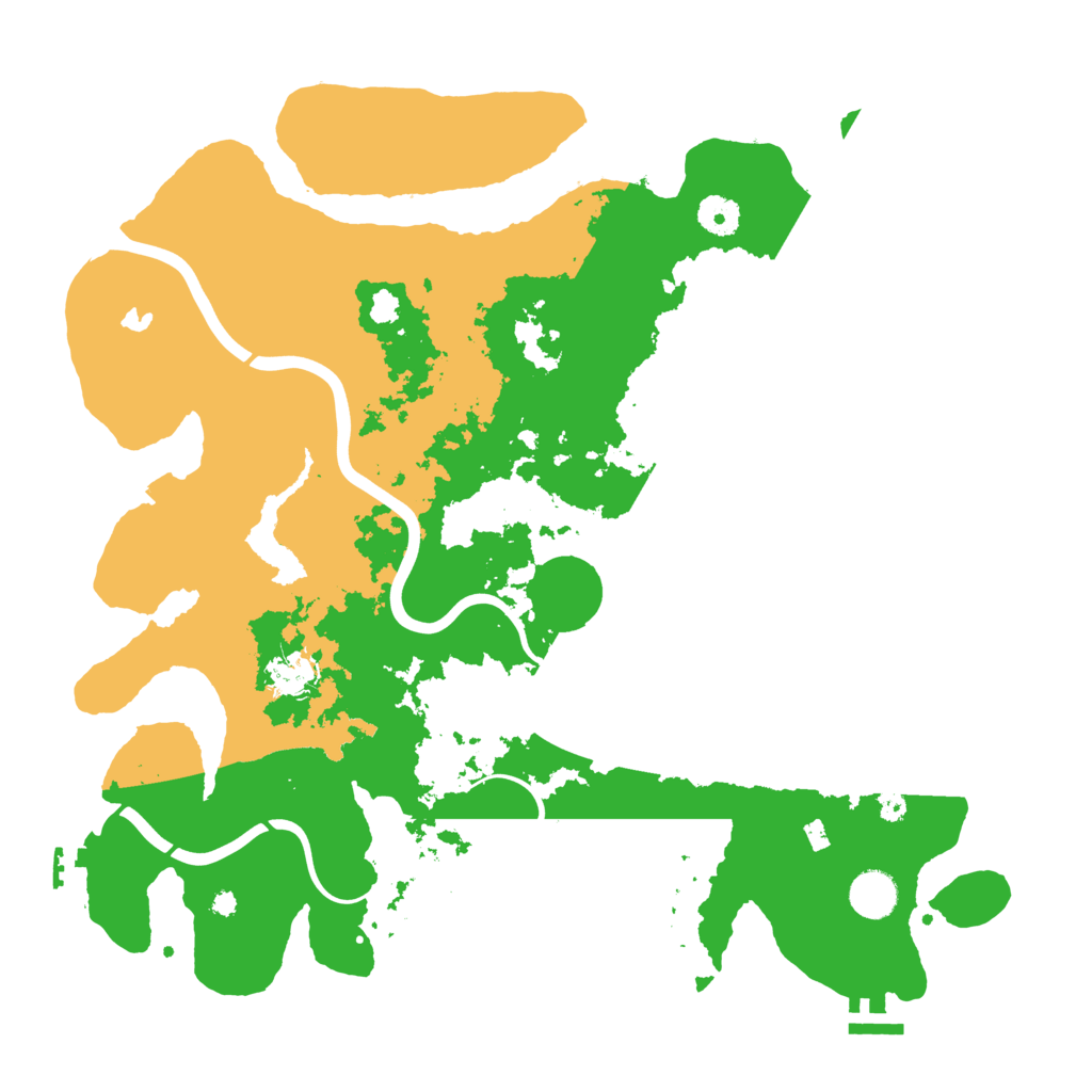 Biome Rust Map: Procedural Map, Size: 4000, Seed: 570489668
