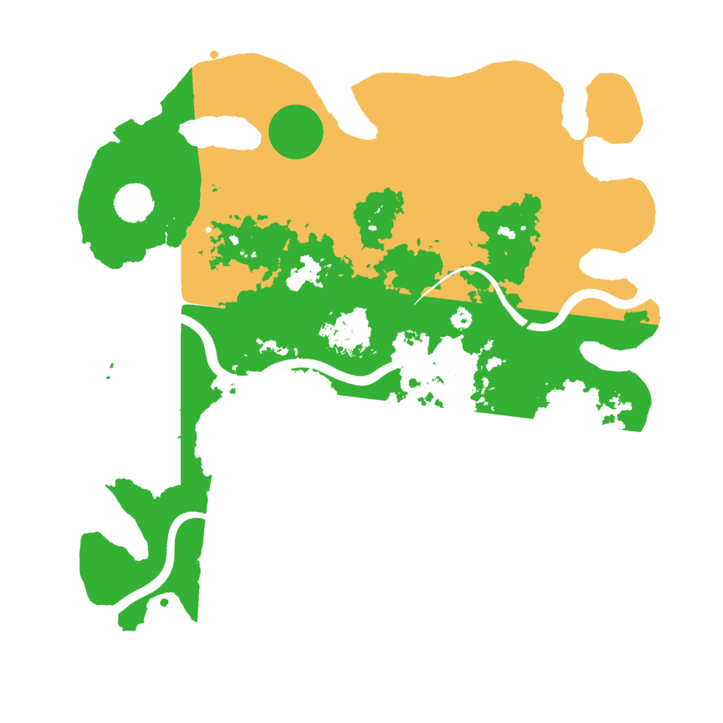 Biome Rust Map: Procedural Map, Size: 3500, Seed: 543621540