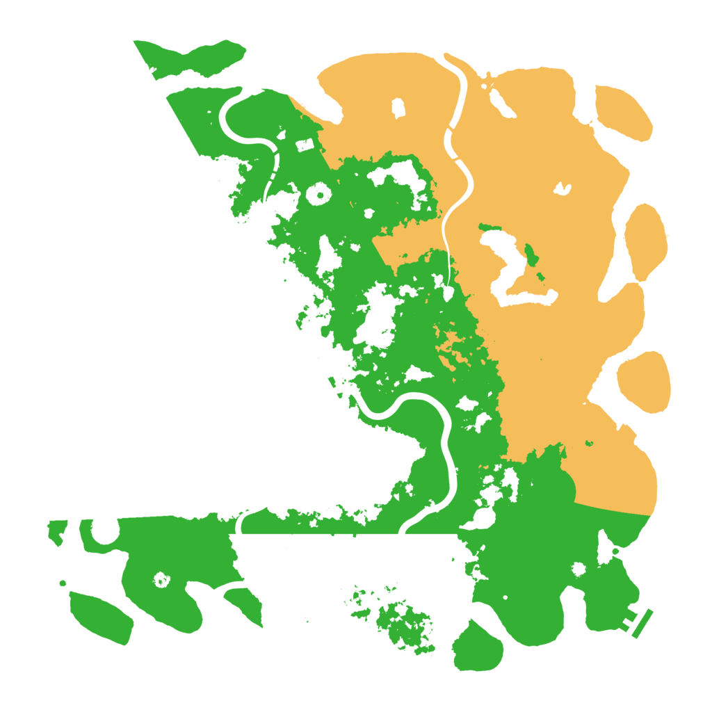 Biome Rust Map: Procedural Map, Size: 4500, Seed: 1445569625