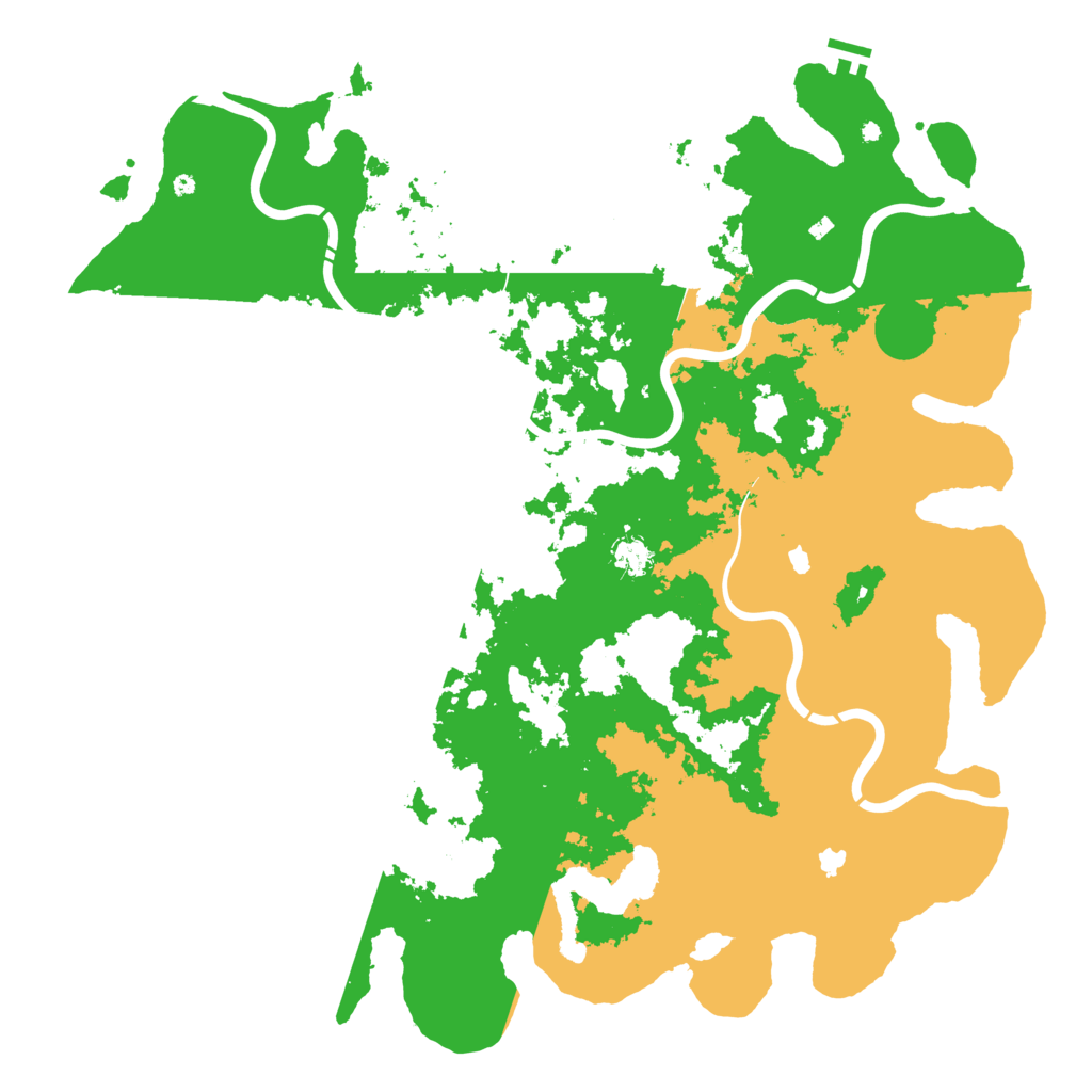 Biome Rust Map: Procedural Map, Size: 5000, Seed: 858795684