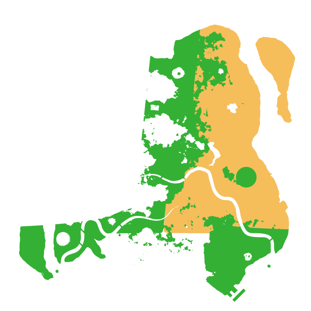 Biome Rust Map: Procedural Map, Size: 4000, Seed: 1729897892