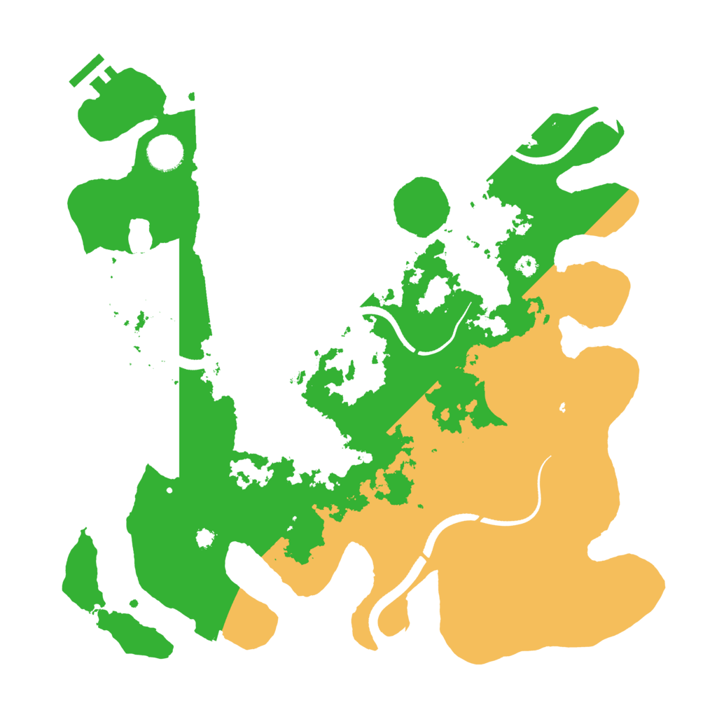 Biome Rust Map: Procedural Map, Size: 3500, Seed: 899034438