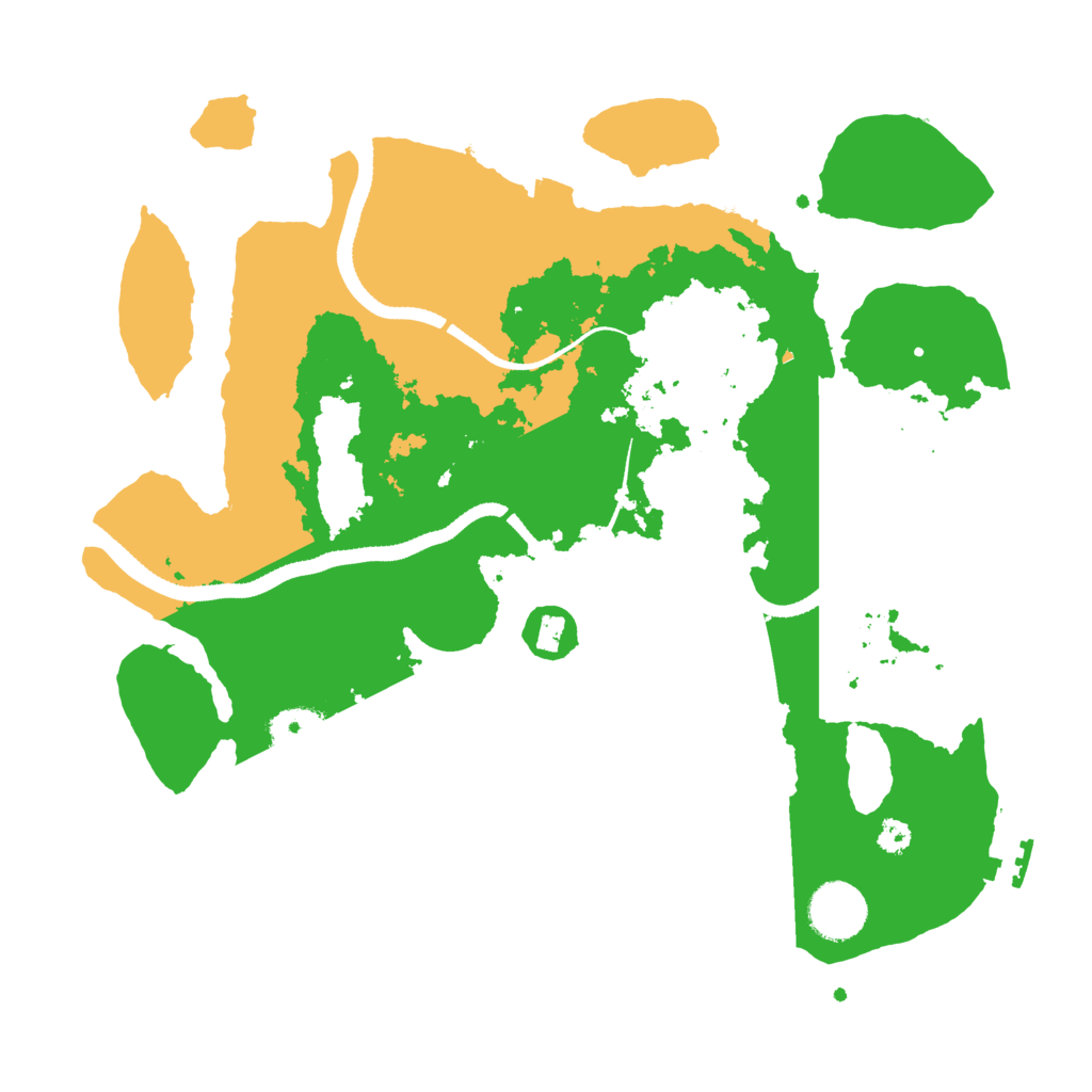 Biome Rust Map: Procedural Map, Size: 3300, Seed: 1581221256