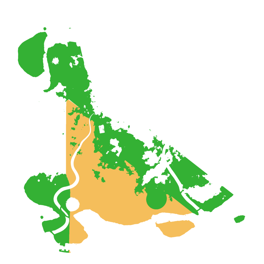 Biome Rust Map: Procedural Map, Size: 3500, Seed: 1099685410
