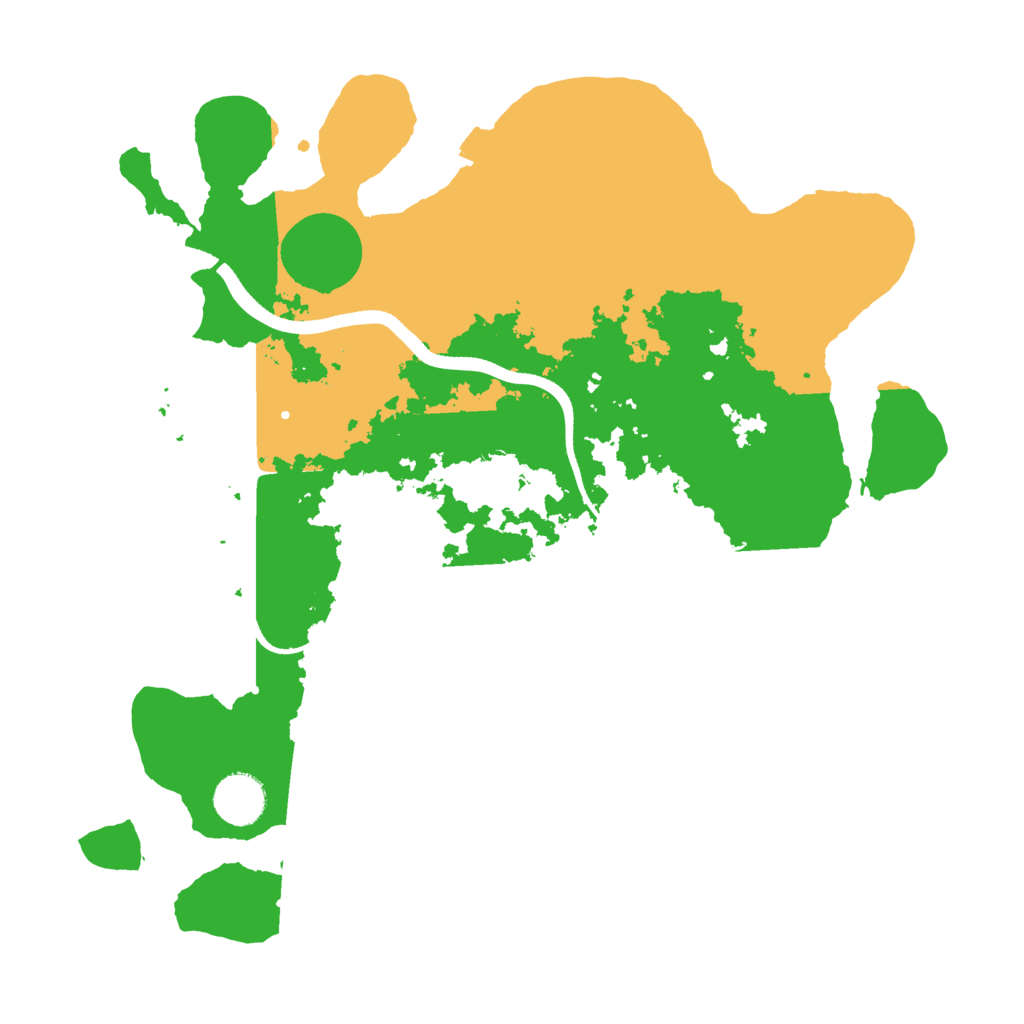 Biome Rust Map: Procedural Map, Size: 3500, Seed: 1835593891