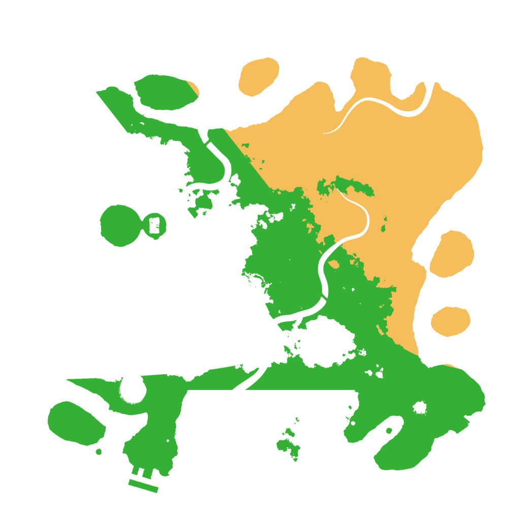 Biome Rust Map: Procedural Map, Size: 3500, Seed: 1313313660