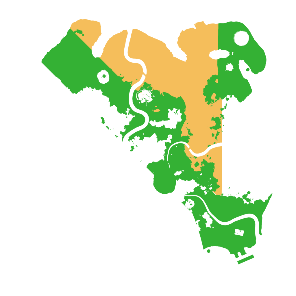 Biome Rust Map: Procedural Map, Size: 3500, Seed: 1668841912