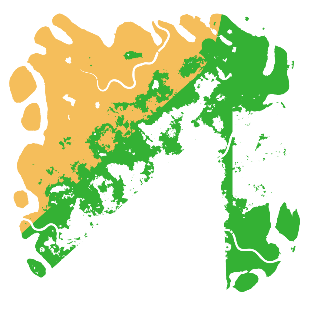 Biome Rust Map: Procedural Map, Size: 6000, Seed: 105719779