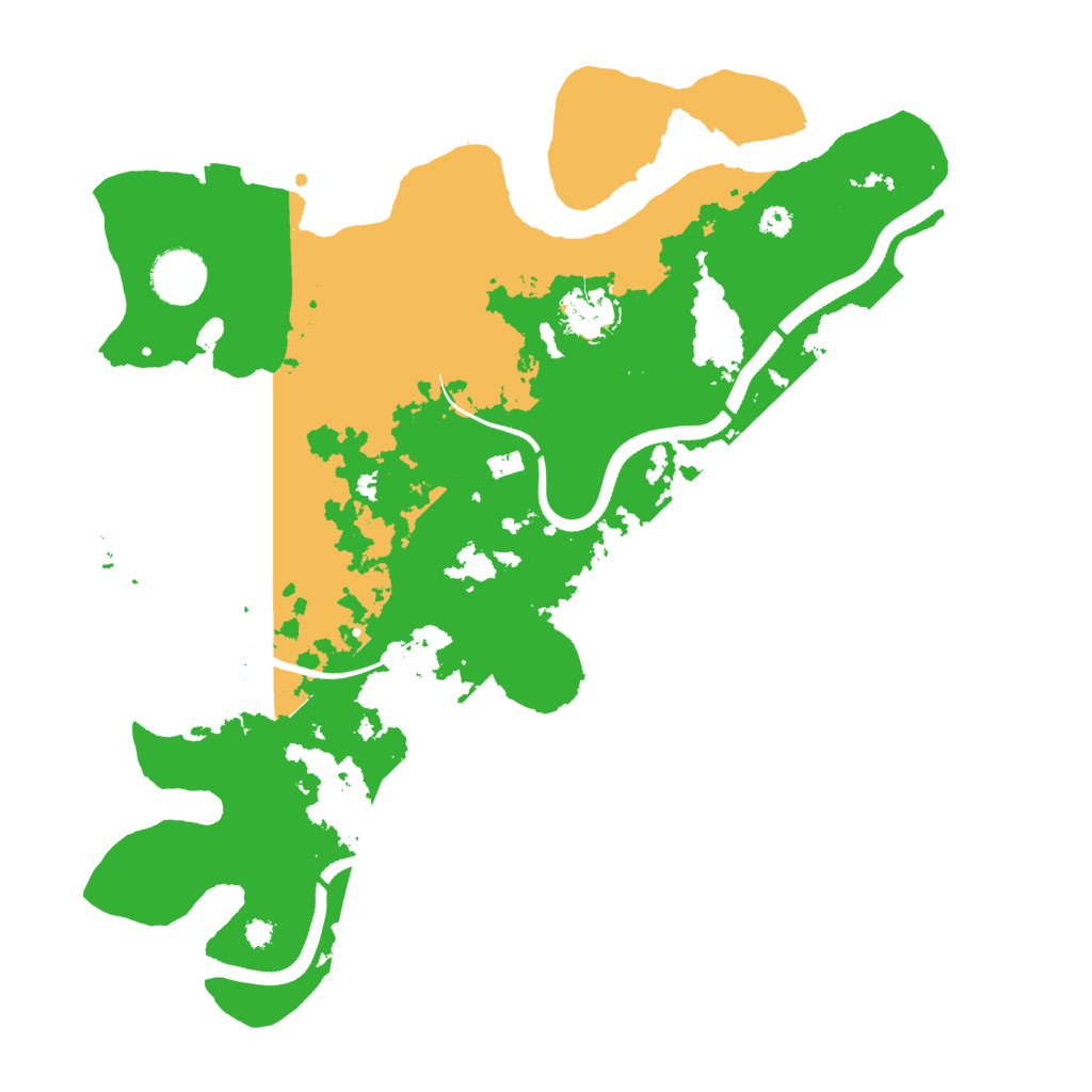 Biome Rust Map: Procedural Map, Size: 3500, Seed: 288269907