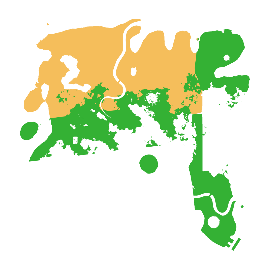 Biome Rust Map: Procedural Map, Size: 4000, Seed: 1791689870