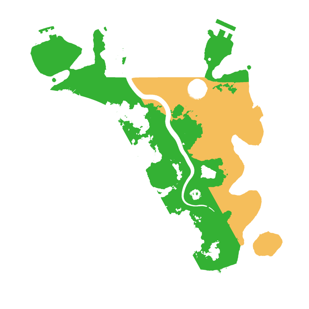 Biome Rust Map: Procedural Map, Size: 3000, Seed: 72479