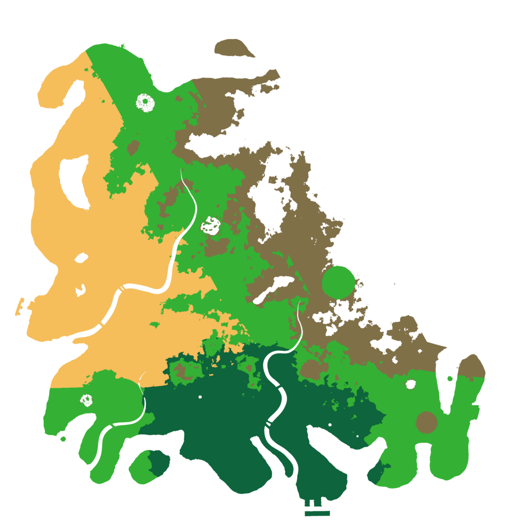Biome Rust Map: Procedural Map, Size: 4250, Seed: 1509848534