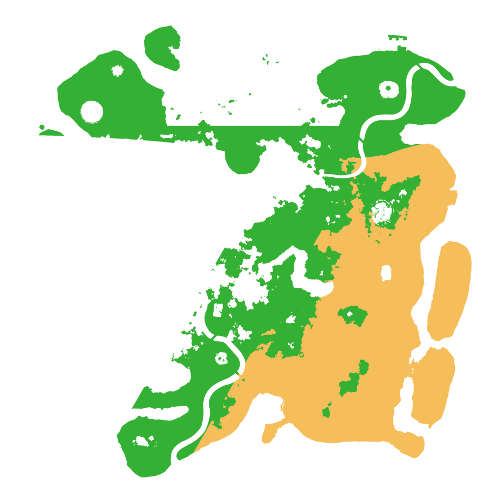 Biome Rust Map: Procedural Map, Size: 4000, Seed: 1184