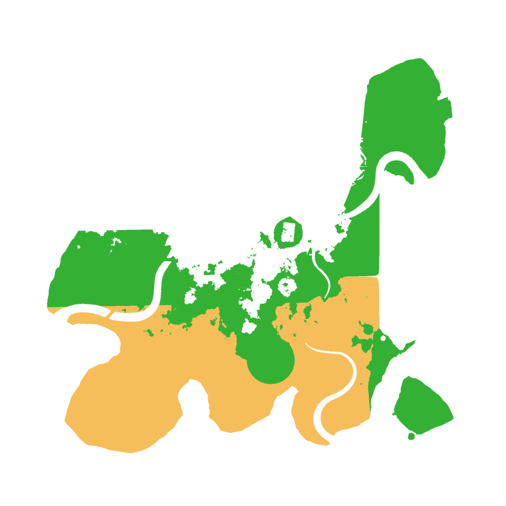 Biome Rust Map: Procedural Map, Size: 2800, Seed: 1170900708