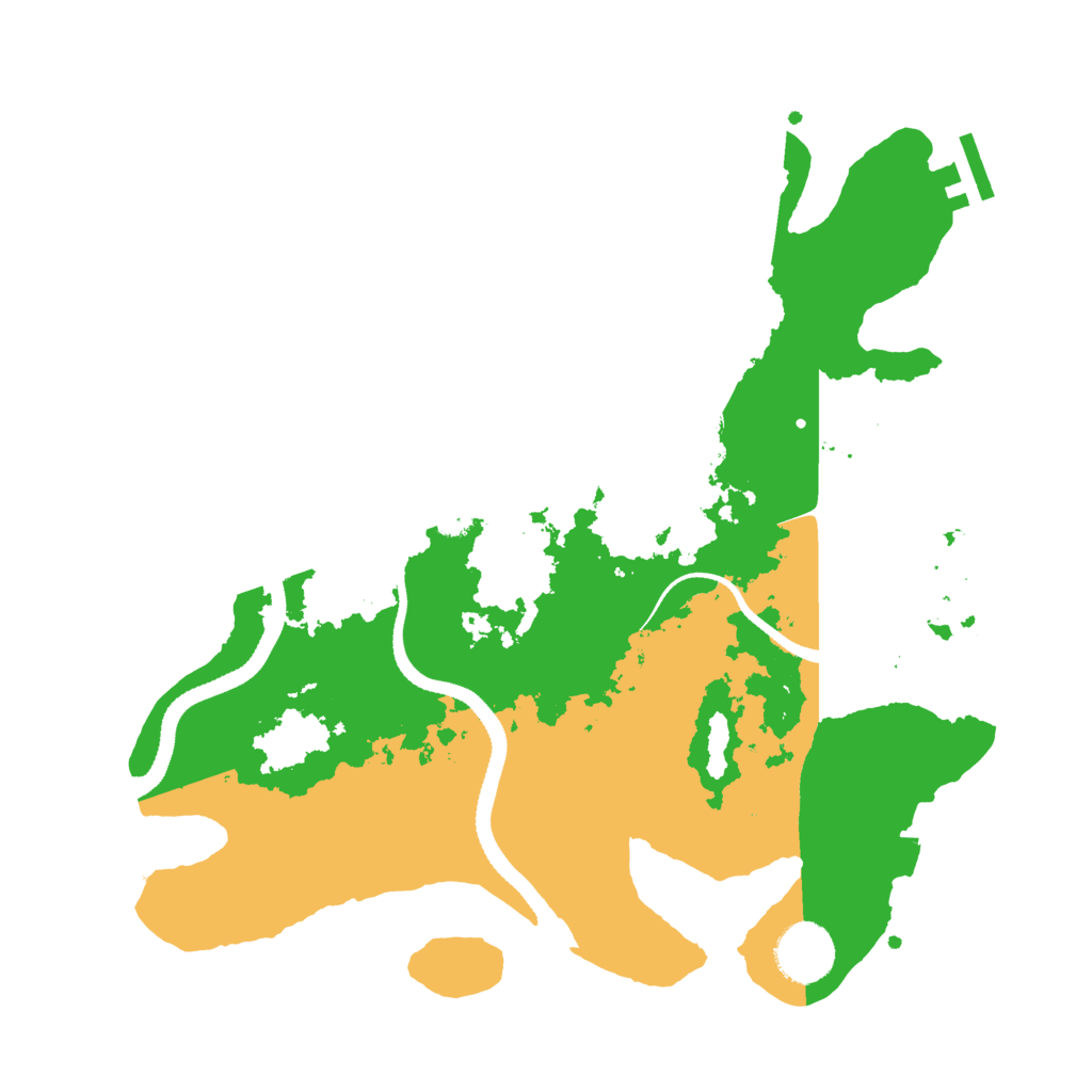 Biome Rust Map: Procedural Map, Size: 3250, Seed: 1819228556