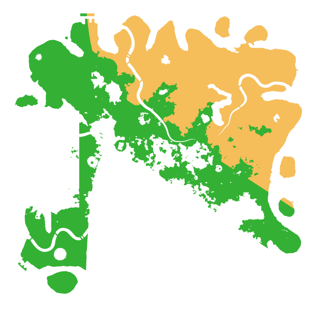 Biome Rust Map: Procedural Map, Size: 4500, Seed: 678111103