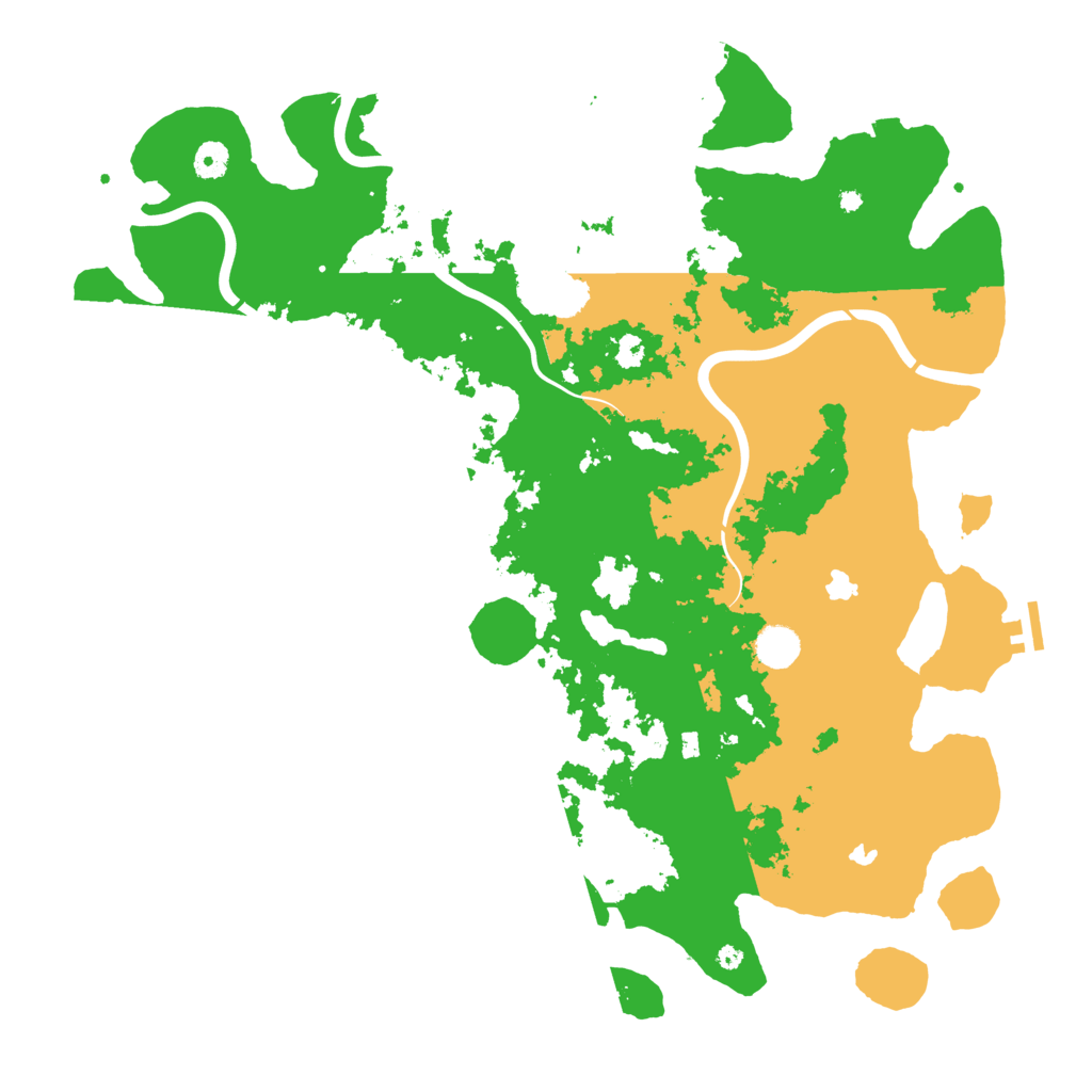 Biome Rust Map: Procedural Map, Size: 4500, Seed: 534852435