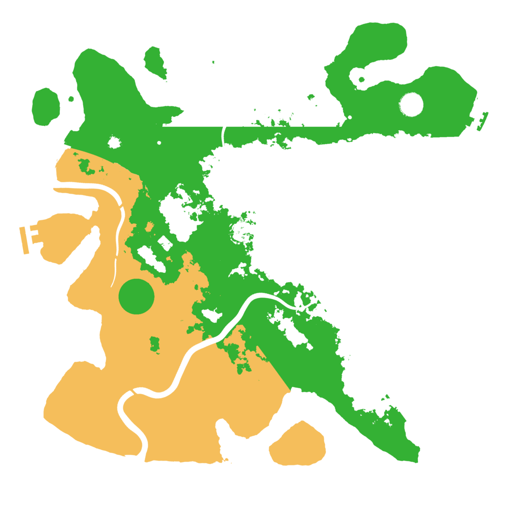 Biome Rust Map: Procedural Map, Size: 3750, Seed: 2024799384