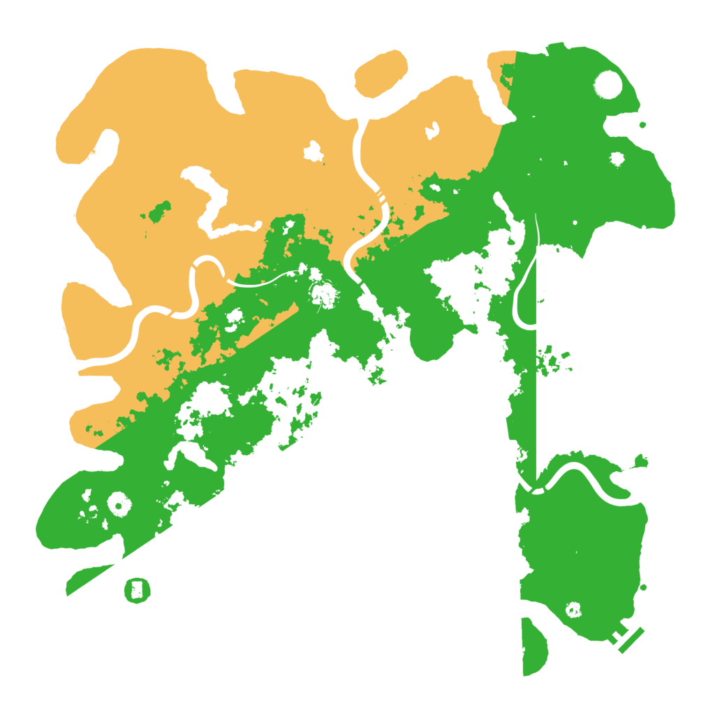 Biome Rust Map: Procedural Map, Size: 4500, Seed: 1671881685