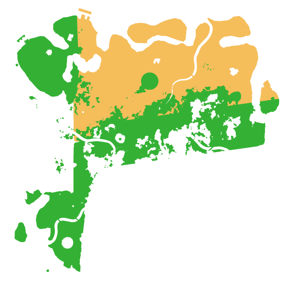 Biome Rust Map: Procedural Map, Size: 4500, Seed: 554006561