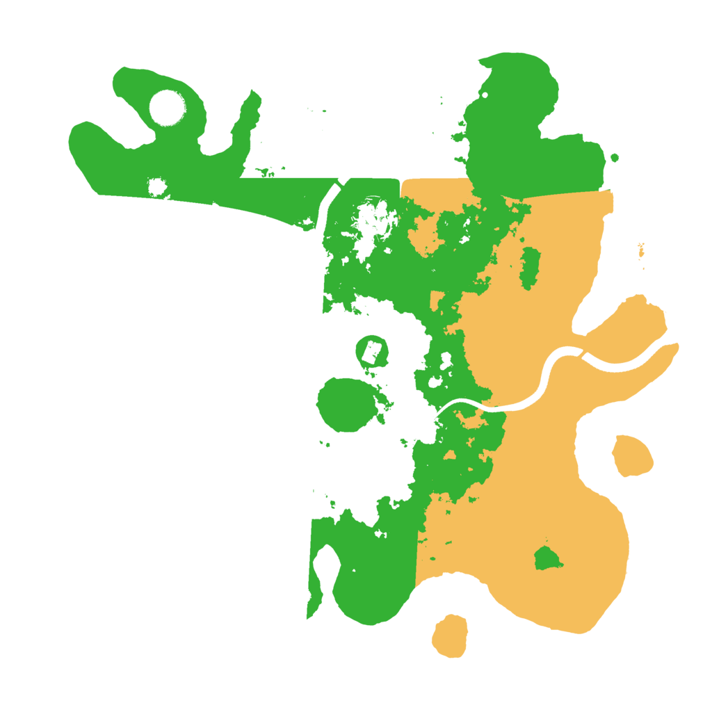 Biome Rust Map: Procedural Map, Size: 3500, Seed: 706007449