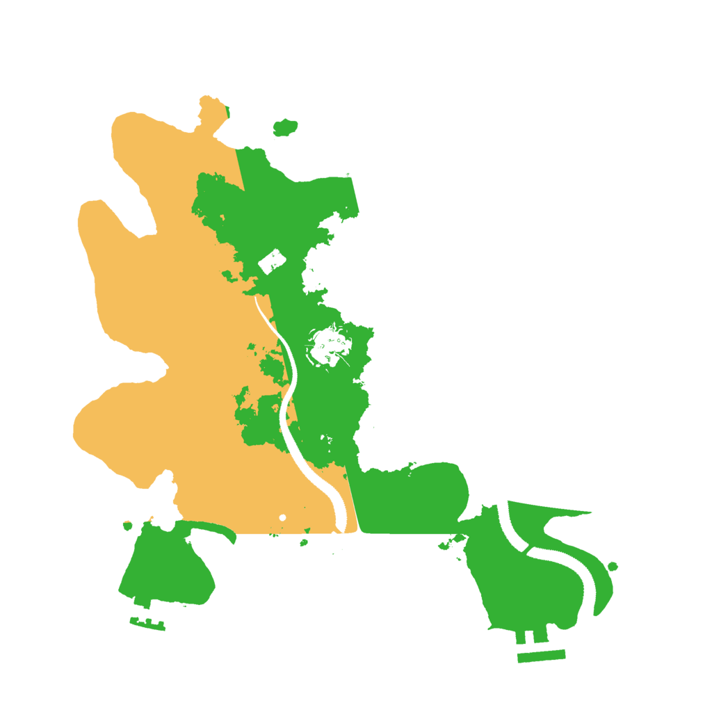 Biome Rust Map: Procedural Map, Size: 3000, Seed: 1183986275