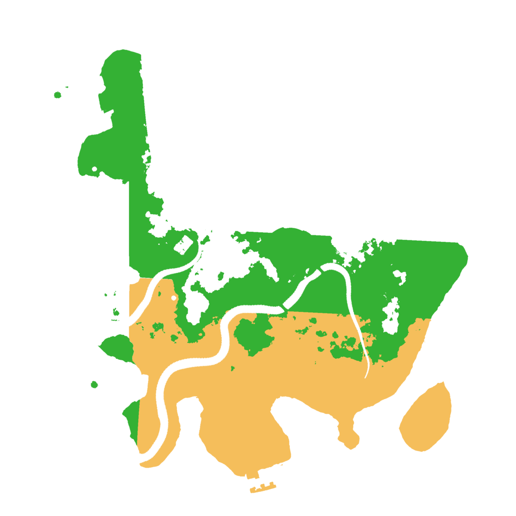 Biome Rust Map: Procedural Map, Size: 3000, Seed: 2145359101